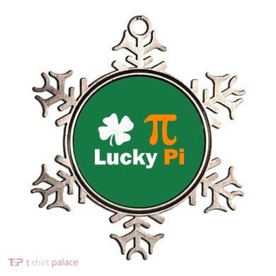 Lucky Pi St. Patrick's Day Clover Ornament