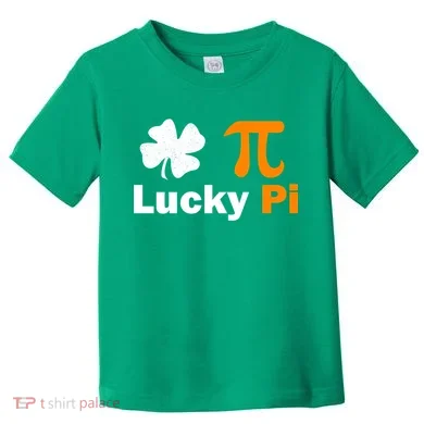Lucky Pi St. Patrick's Day Clover Toddler T-Shirt