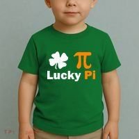 Lucky Pi St. Patrick's Day Clover Toddler T-Shirt thumb 2