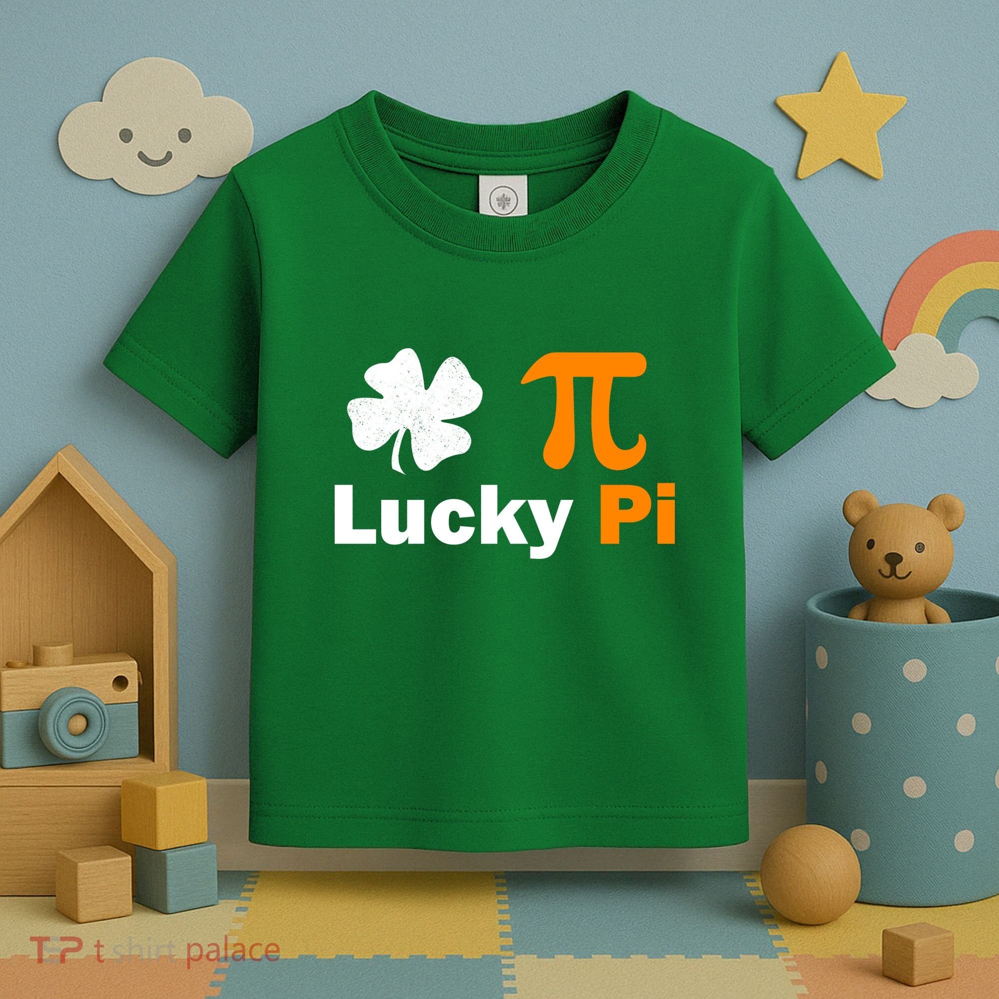 Lucky Pi St. Patrick's Day Clover Toddler T-Shirt