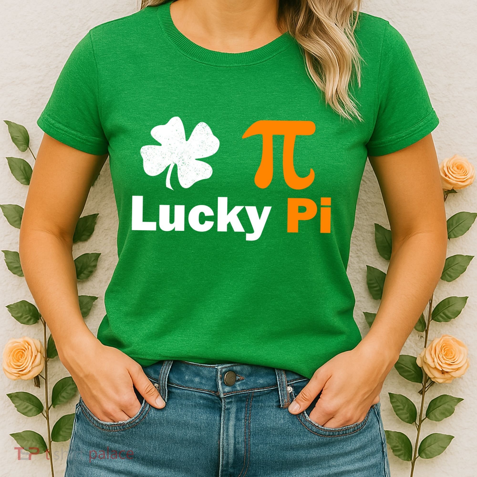 Lucky Pi St. Patrick's Day Clover Women's T-Shirt