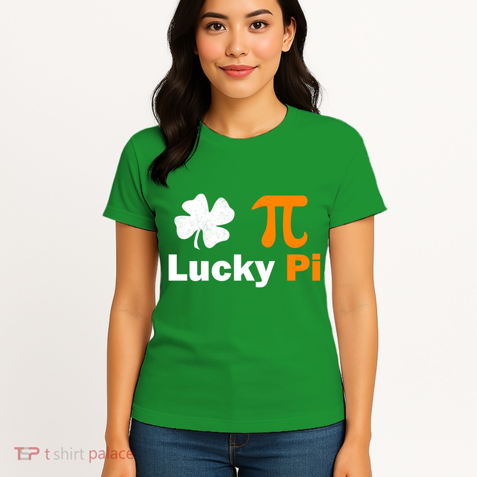 Lucky Pi St. Patrick's Day Clover Women's T-Shirt