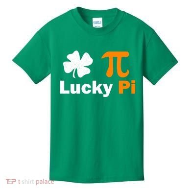 Lucky Pi St. Patrick's Day Clover Kids T-Shirt