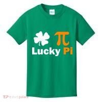 Lucky Pi St. Patrick's Day Clover Kids T-Shirt thumb 0