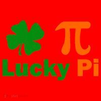 Lucky Pi St. Patrick's Day Clover Santa Hat thumb 1