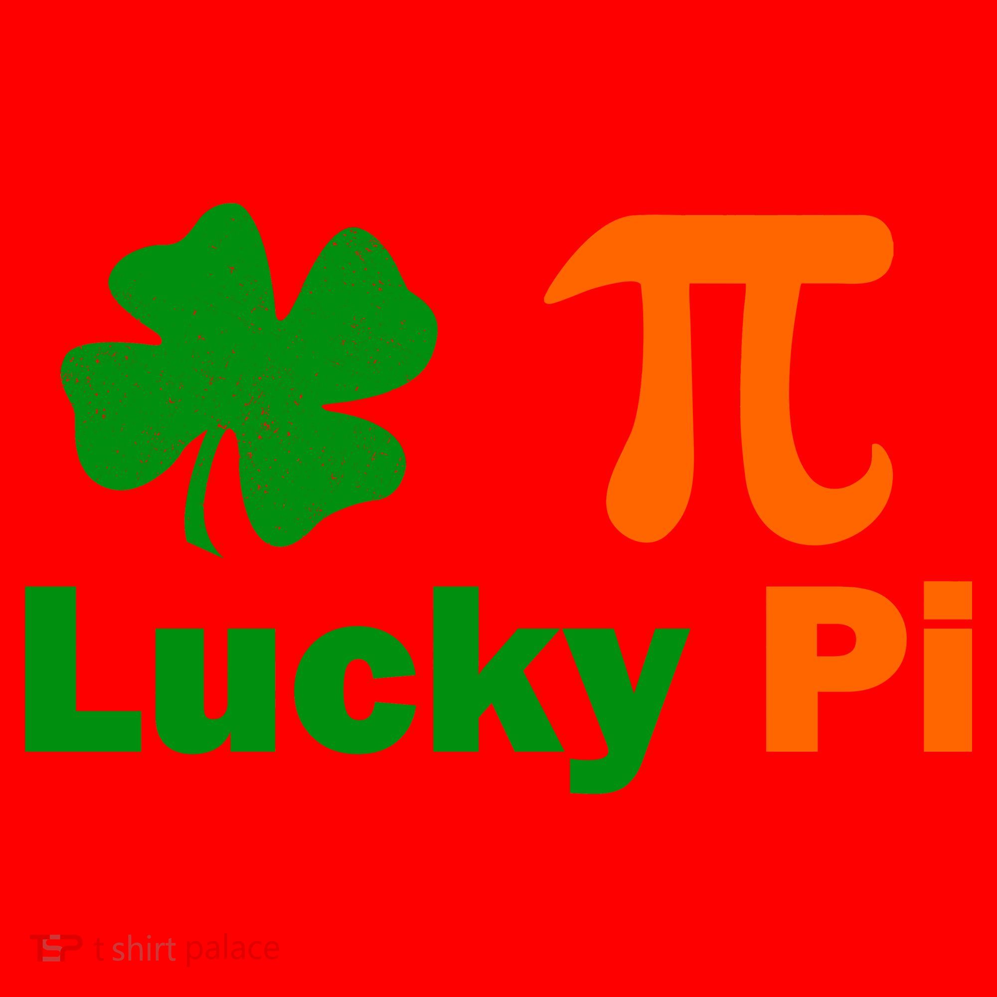 Lucky Pi St. Patrick's Day Clover Santa Hat