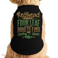 Lucky Redhead Four Leaf Clover Doggie Tank thumb 0