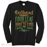 Lucky Redhead Four Leaf Clover Sweatshirt thumb 0