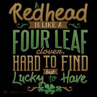 Lucky Redhead Four Leaf Clover Bucket Hat thumb 4