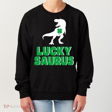 Lucky Saurus Dinosaur  Women's Sweatshirt