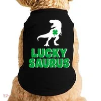 Lucky Saurus Dinosaur  Doggie Tank thumb 0