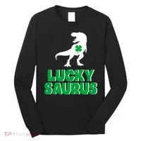 Lucky Saurus Dinosaur  Long Sleeve Shirt thumb 0