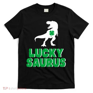 Lucky Saurus Dinosaur  T-Shirt