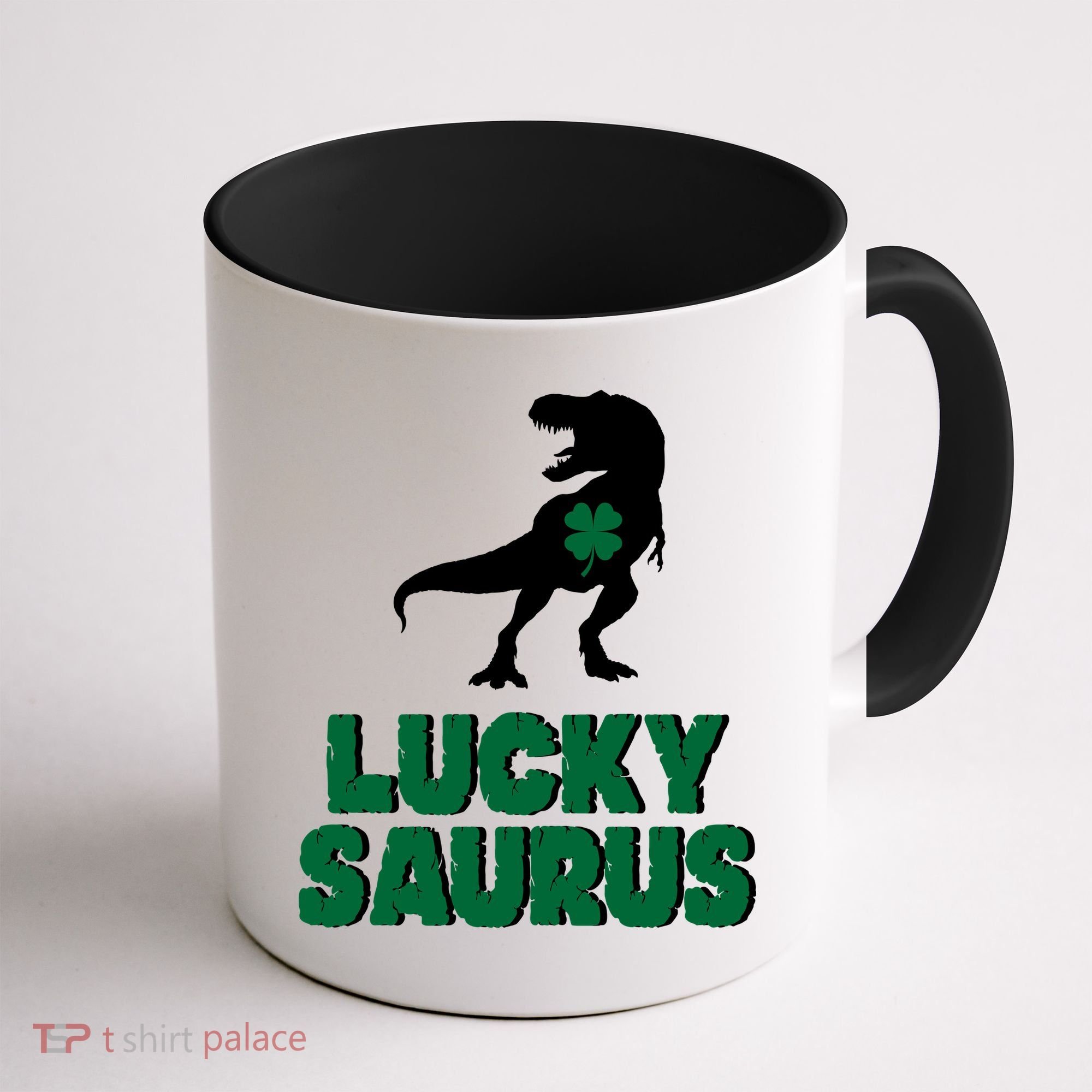 Lucky Saurus Dinosaur  Coffee Mug