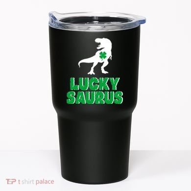Lucky Saurus Dinosaur  Tumbler