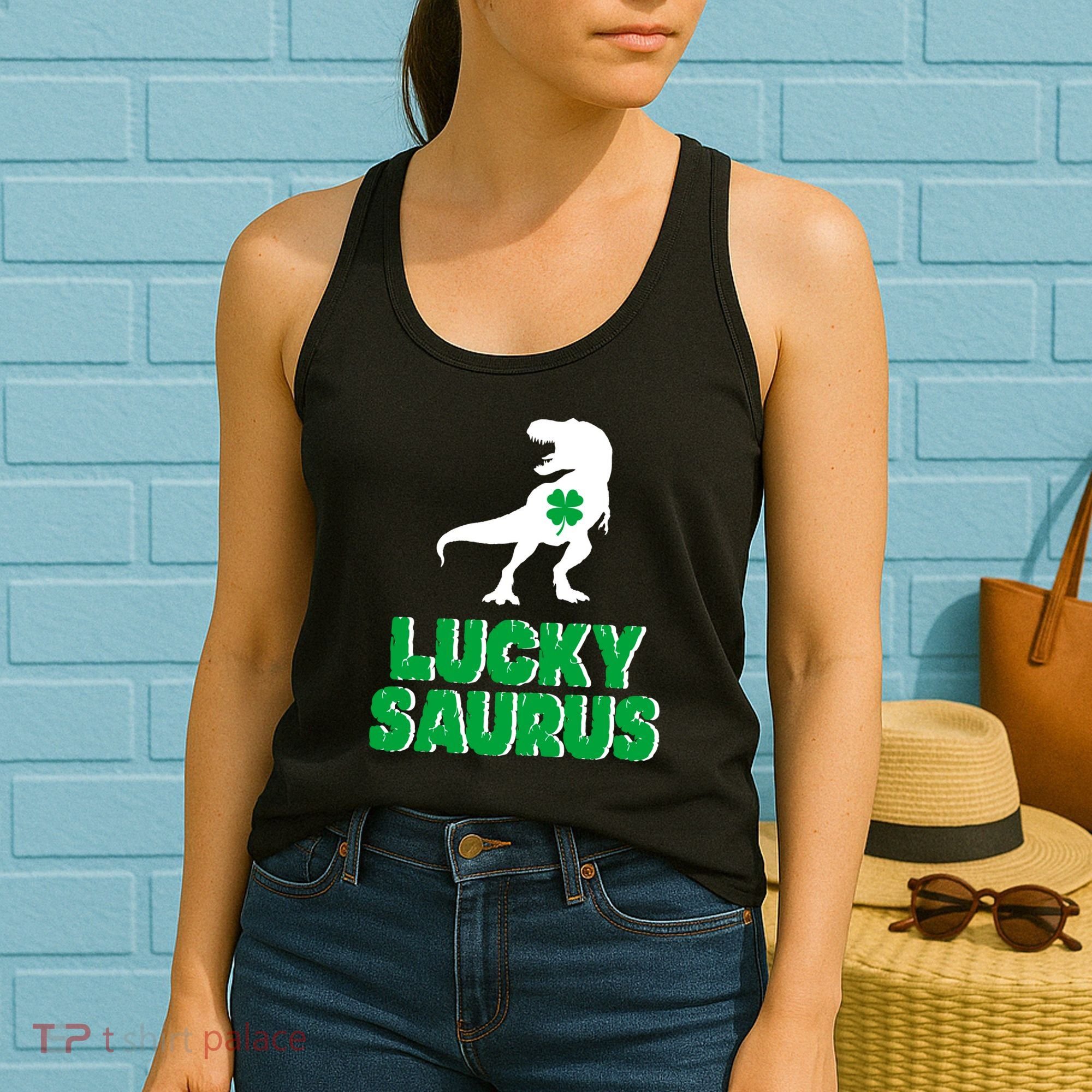 Lucky Saurus Dinosaur  Women's Tank Top