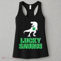 Lucky Saurus Dinosaur  Women's Tank Top thumb 3