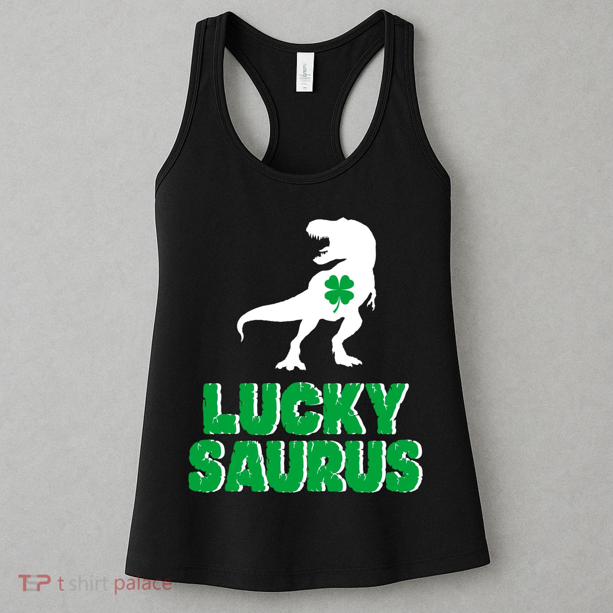 Lucky Saurus Dinosaur  Women's Tank Top