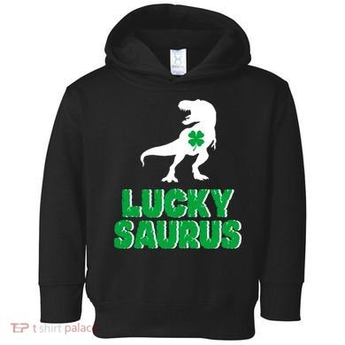 Lucky Saurus Dinosaur  Toddler Hoodie