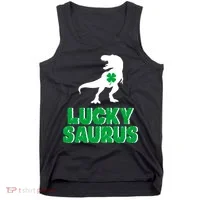 Lucky Saurus Dinosaur  Tank Top thumb 0