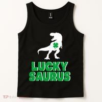 Lucky Saurus Dinosaur  Tank Top thumb 2