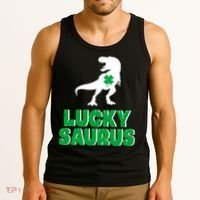 Lucky Saurus Dinosaur  Tank Top thumb 3