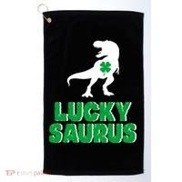 Lucky Saurus Dinosaur  Golf Towel thumb 0