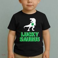 Lucky Saurus Dinosaur  Toddler T-Shirt thumb 2