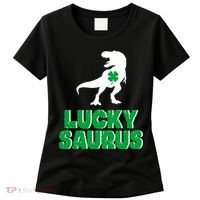 Lucky Saurus Dinosaur  Women's T-Shirt thumb 0