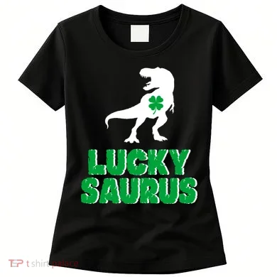 Lucky Saurus Dinosaur  Women's T-Shirt