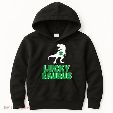 Lucky Saurus Dinosaur  Kids Hoodie
