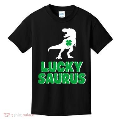 Lucky Saurus Dinosaur  Kids T-Shirt