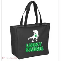 Lucky Saurus Dinosaur  Tote Bag thumb 2