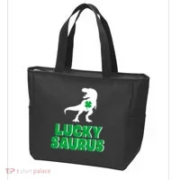 Lucky Saurus Dinosaur  Tote Bag thumb 3
