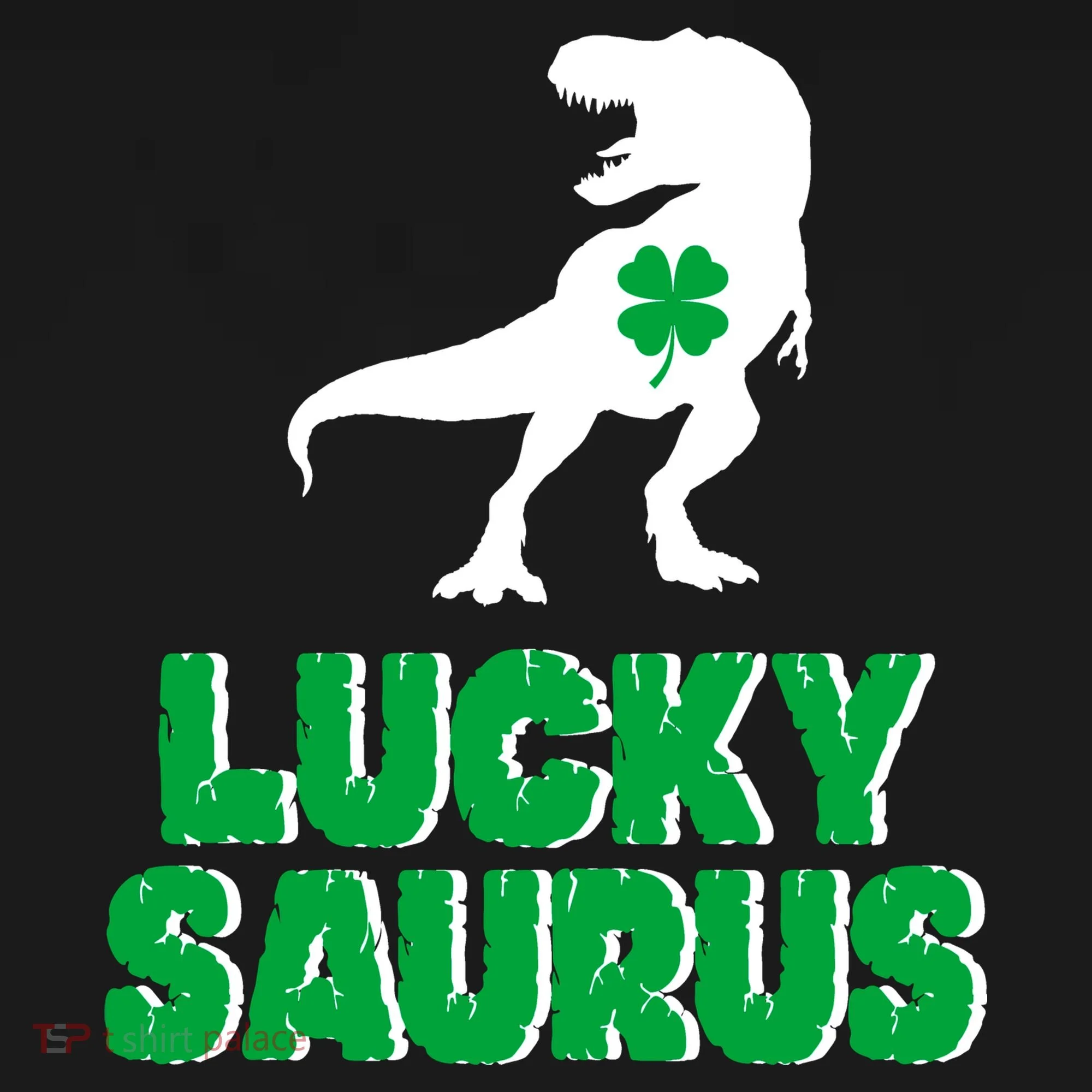 Lucky Saurus Dinosaur  Tote Bag