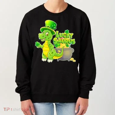 Lucky-Saurus St Patrick's Day Women's Sweatshirt