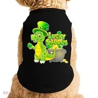 Lucky-Saurus St Patrick's Day Doggie Tank thumb 0