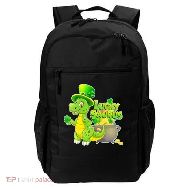Lucky-Saurus St Patrick's Day Backpack