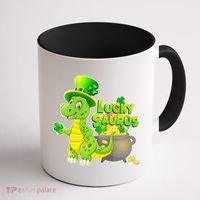 Lucky-Saurus St Patrick's Day Coffee Mug thumb 1