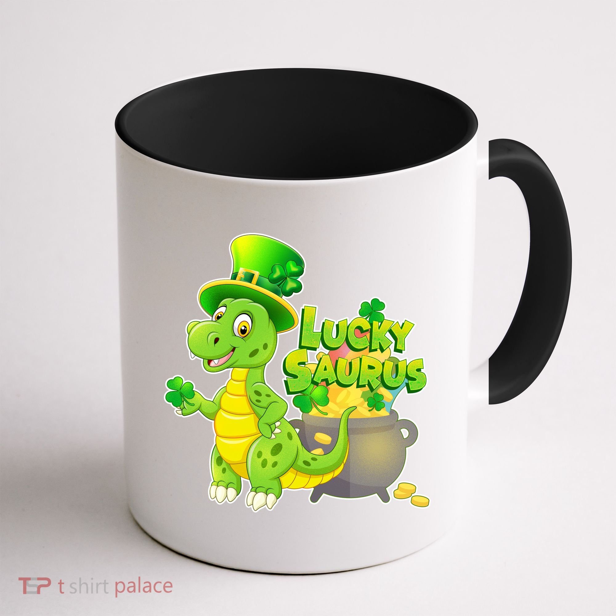 Lucky-Saurus St Patrick's Day Coffee Mug