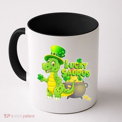 Lucky-Saurus St Patrick's Day Coffee Mug