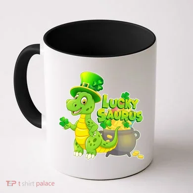 Lucky-Saurus St Patrick's Day Coffee Mug