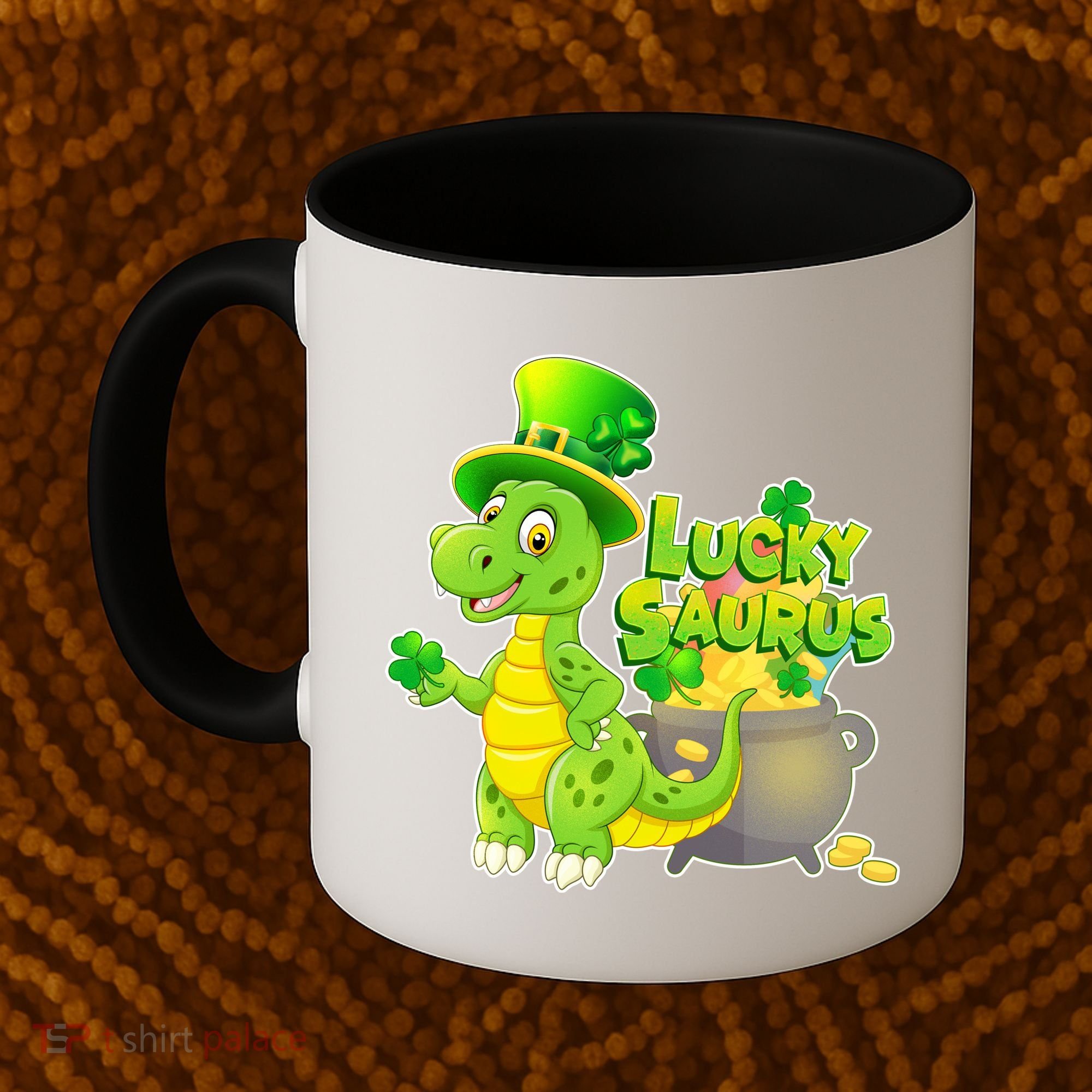 Lucky-Saurus St Patrick's Day Coffee Mug