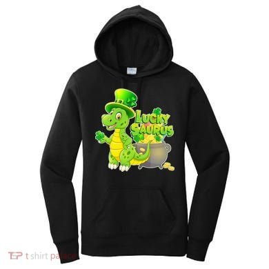 Lucky-Saurus St Patrick's Day Women's Hoodie