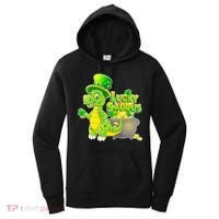 Lucky-Saurus St Patrick's Day Women's Hoodie thumb 0