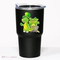 Lucky-Saurus St Patrick's Day Tumbler thumb 0