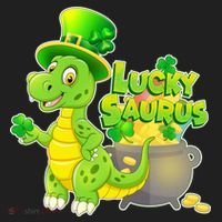 Lucky-Saurus St Patrick's Day Tumbler thumb 3
