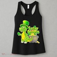 Lucky-Saurus St Patrick's Day Women's Tank Top thumb 3