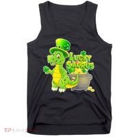 Lucky-Saurus St Patrick's Day Tank Top thumb 0