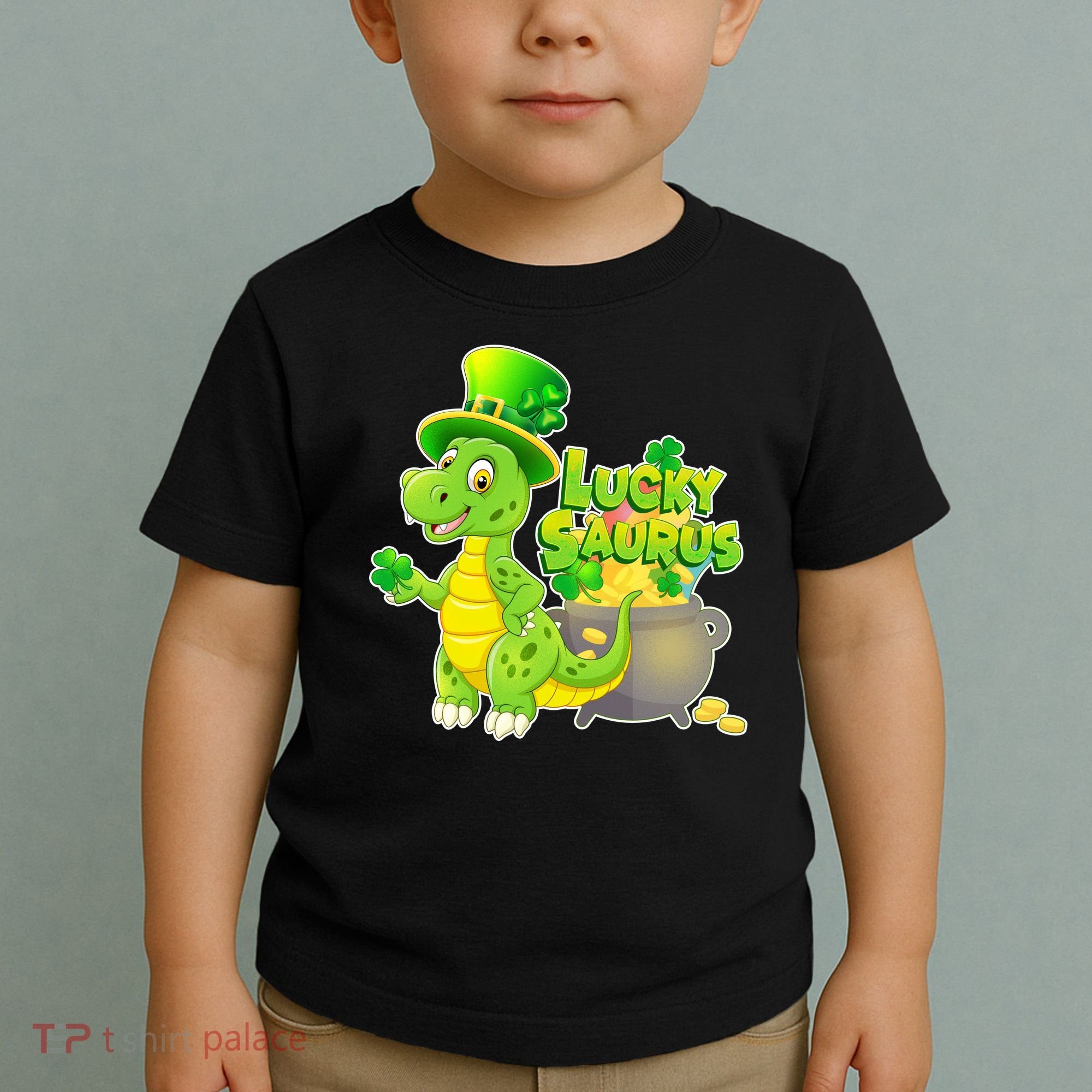 Lucky-Saurus St Patrick's Day Toddler T-Shirt